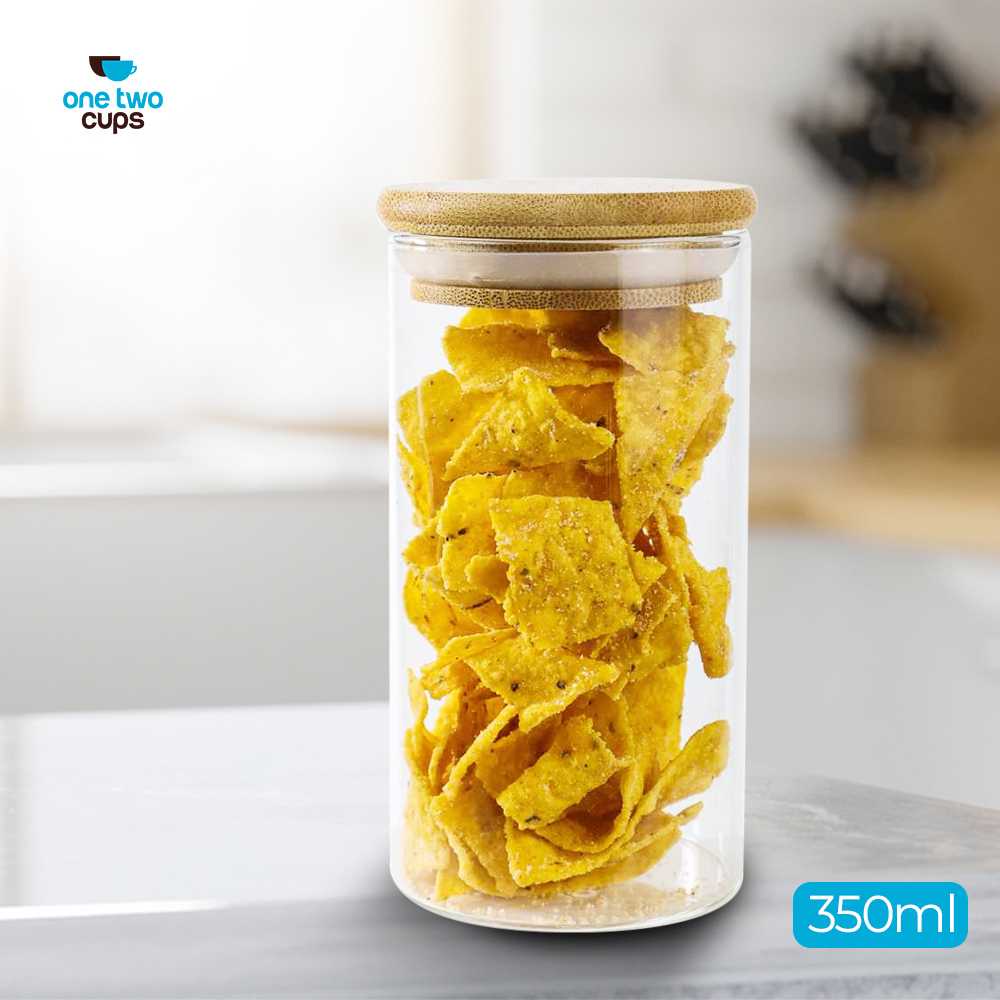 (BISA COD) FTIHSHP  Toples Kaca Penyimpanan Makanan Borosilicate Glass Jar - GH1270