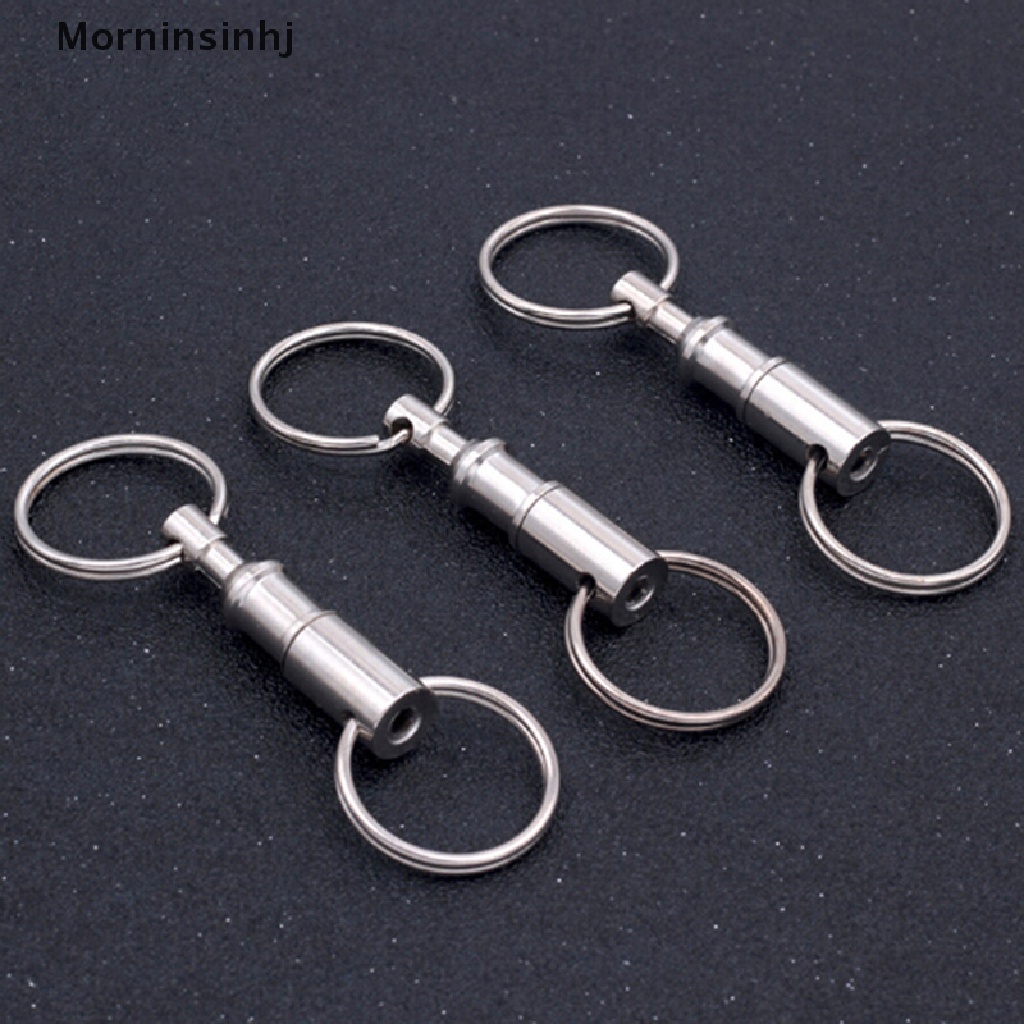 Mornin 3Pcs detachable removable Tarik Terpisah quick release Gantungan Kunci keychain id