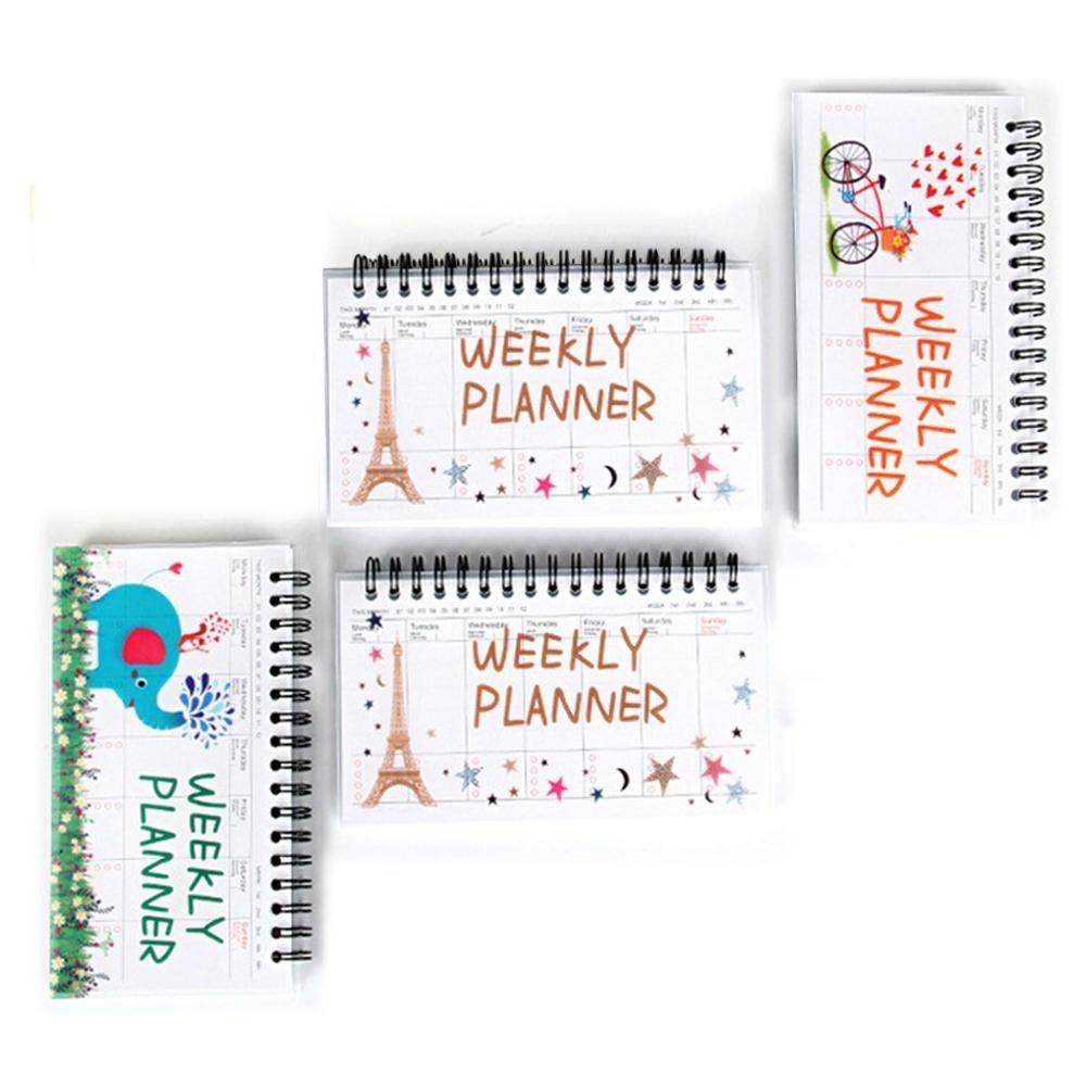 Jadwal Perencanaan Mingguan Nanas Tear-off Diary Flip Notebook Diary Planner