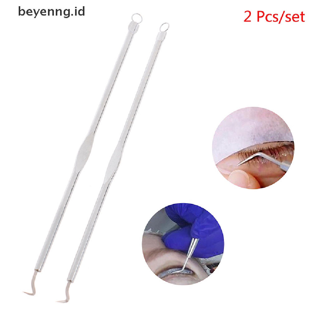 Beyen 2pcs Eyelash Perm Lifg Sticks Makeup Bulu Mata Laminasi Terpisah Clean ID