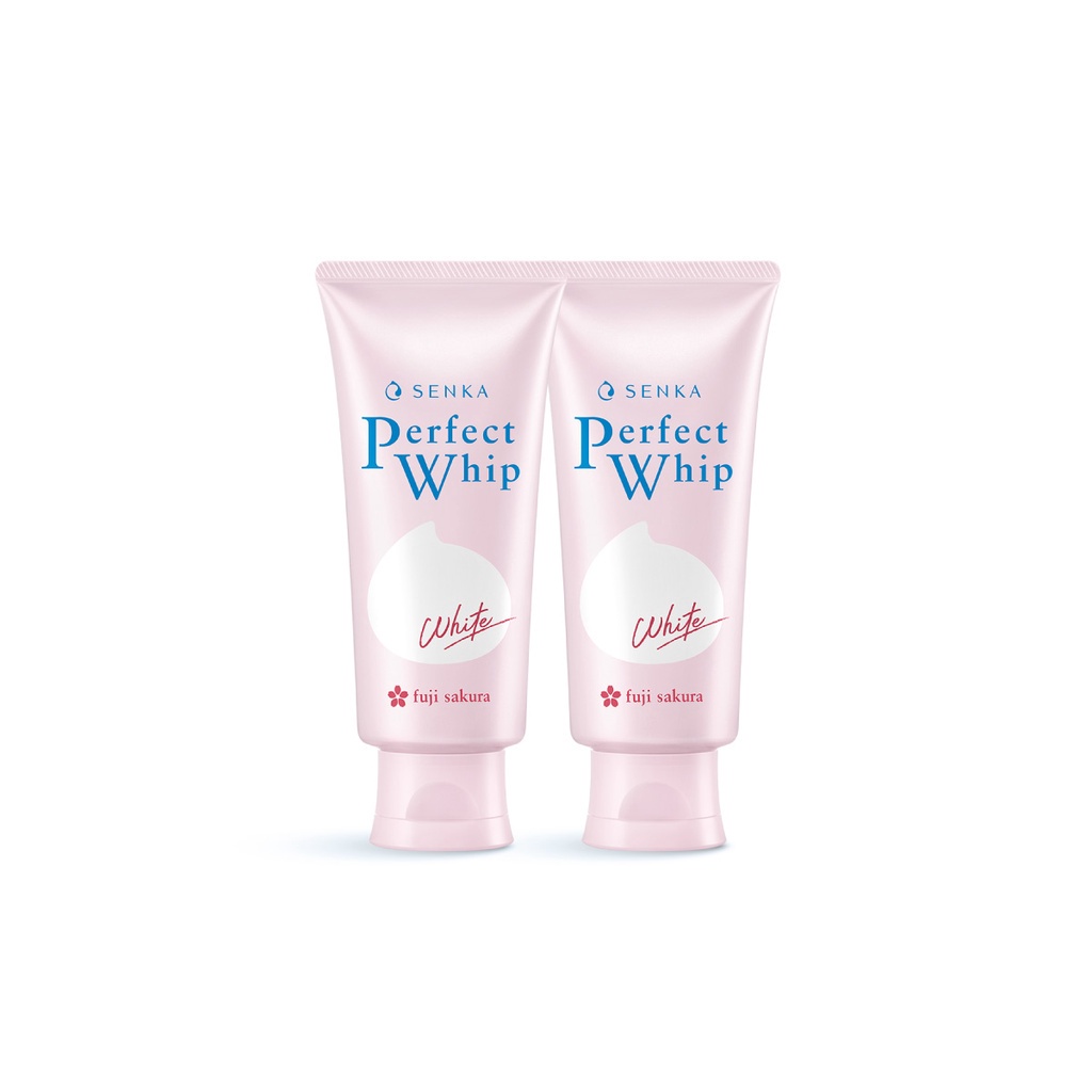 [9-23 May BUY 2 GET 6 Hadiah Terbatas/Hari] SENKA [Twinpack] Perfect Whip Vibrant White Facial Foam From Japan 100g