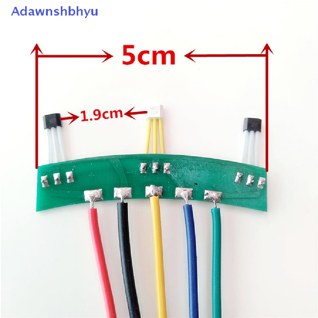 Adhyu 2-roda Kendaraan Listrik Sensor Aula Motor Dengan Kabel Papan 213sensor Aula Motor 60derajat Untuk Elemen E-Bike ID