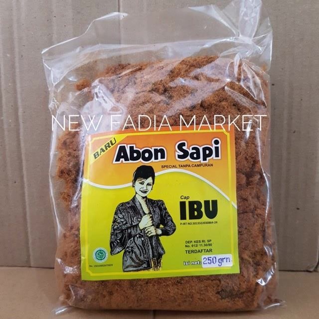 

Abon Daging Sapi Beef Floss cap Ibu 250g