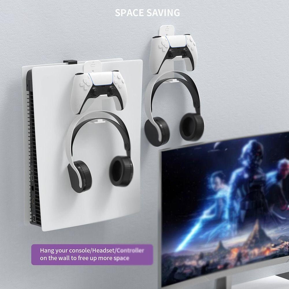 POPULAR Populer Aksesoris Tempel Dinding Game Console Hanger Gaming Controller Bracket Untuk PS5