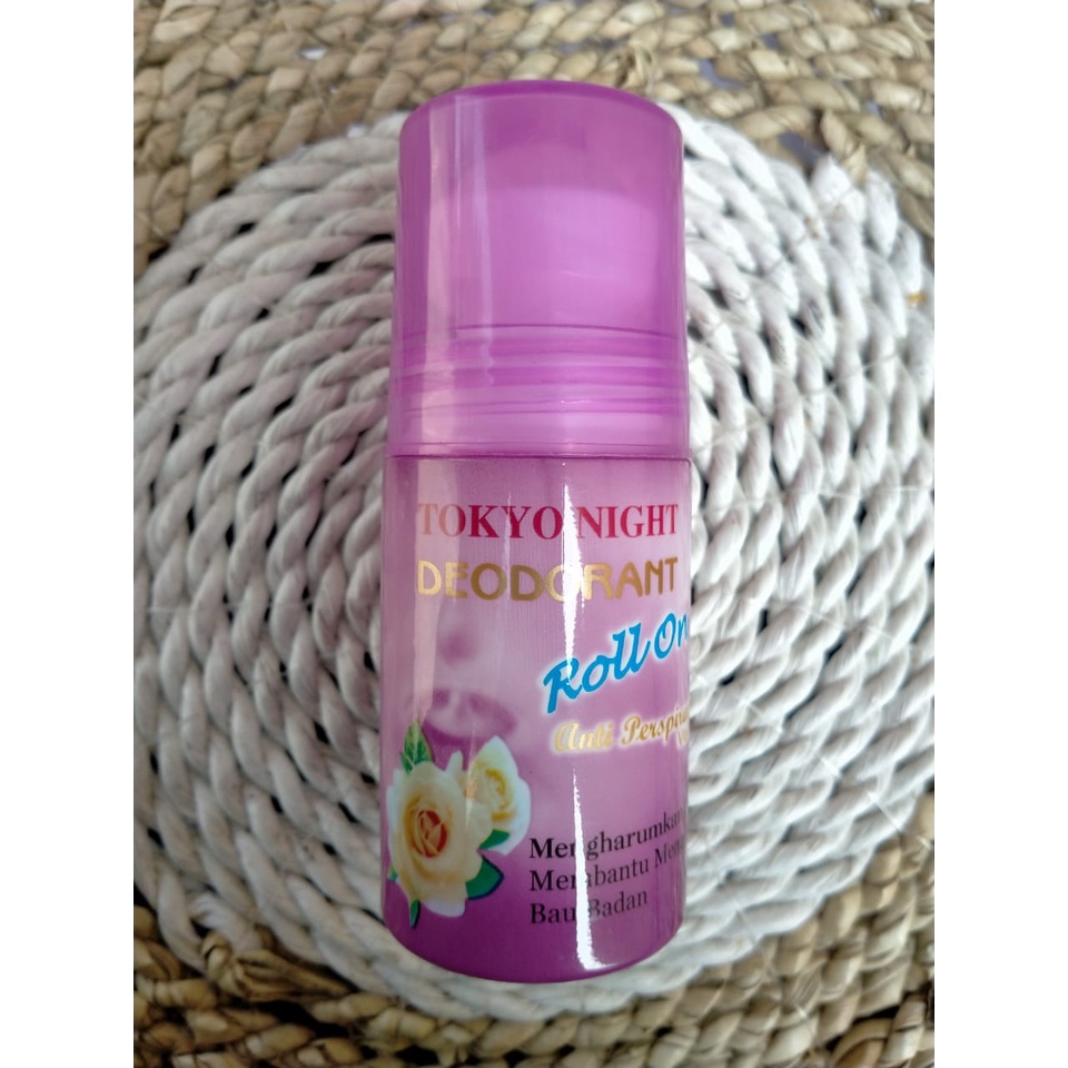Deodorant Anti Bau Badan - Tokyo Night - Roll On - Mengharumkan Dan Menghilangkan Bau badan
