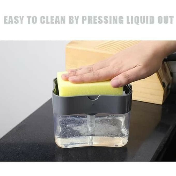 Soap Pump Dispenser Tempat Sabun 2in1 free sponge murah