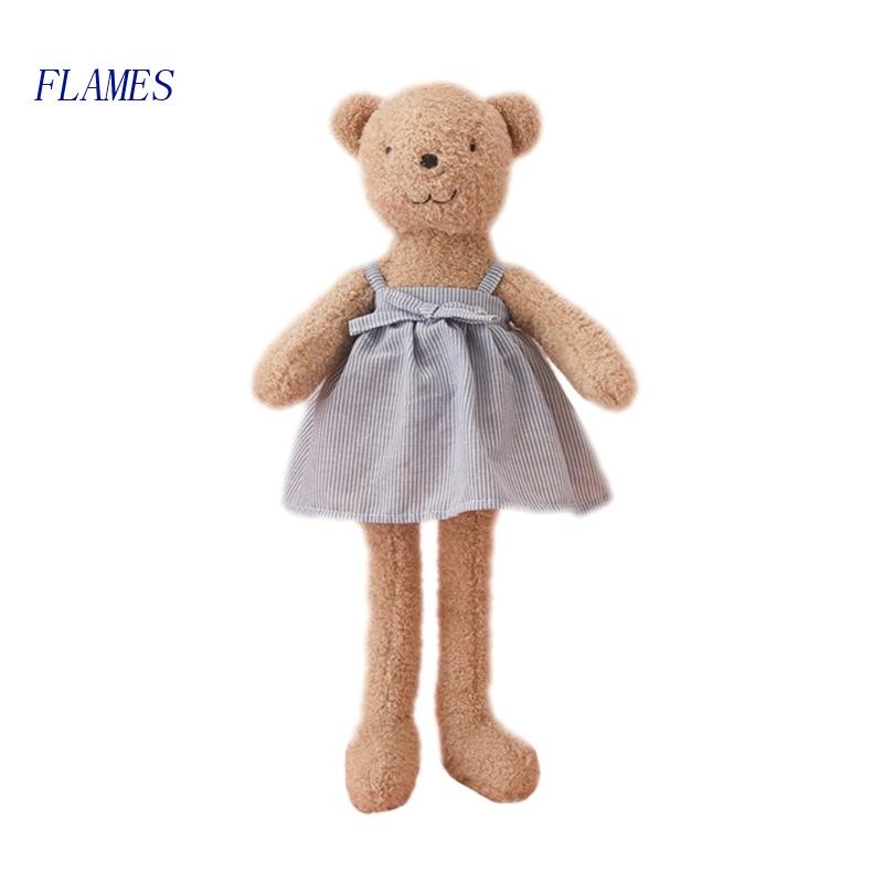 Fl Boneka Beruang Plush Cuddly Mainan Hewan Lucu Lembut Untuk Anak Laki-Laki Perempuan