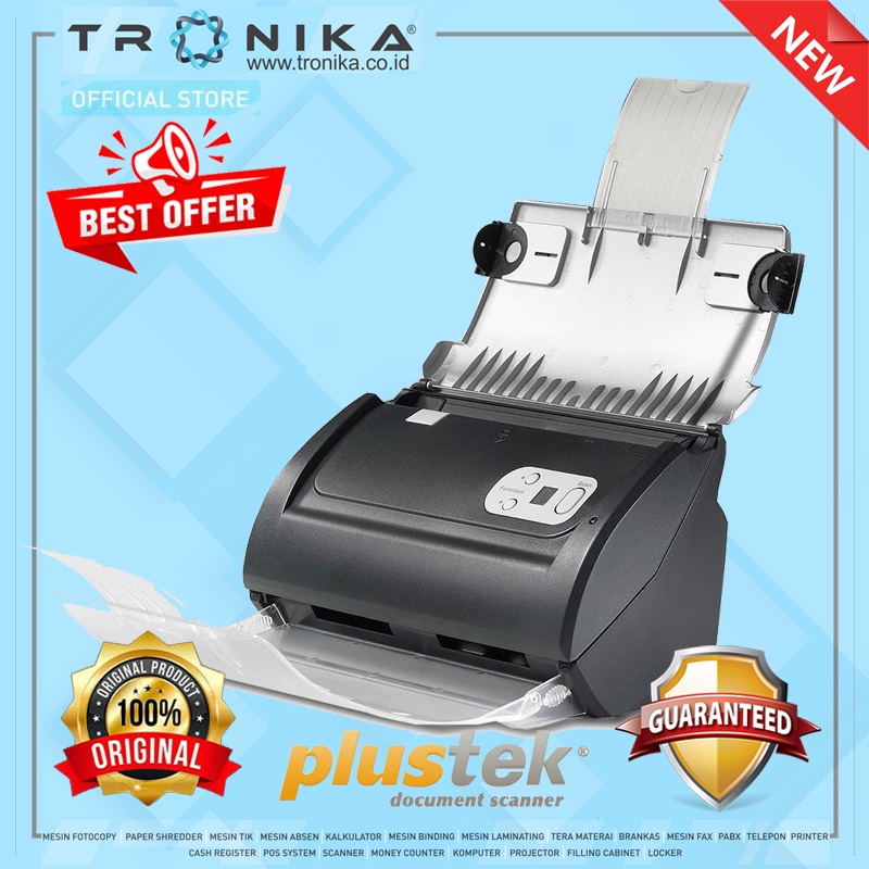 SCANNER PERIKSA NILAI LJK PLUSTEK SmartOffice PS388U Automatic Document Feeder (ADF)