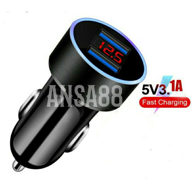 casan mobil motor fast charging 3.1A LED digital volt meter casan motor pcx nmax honda yamaha