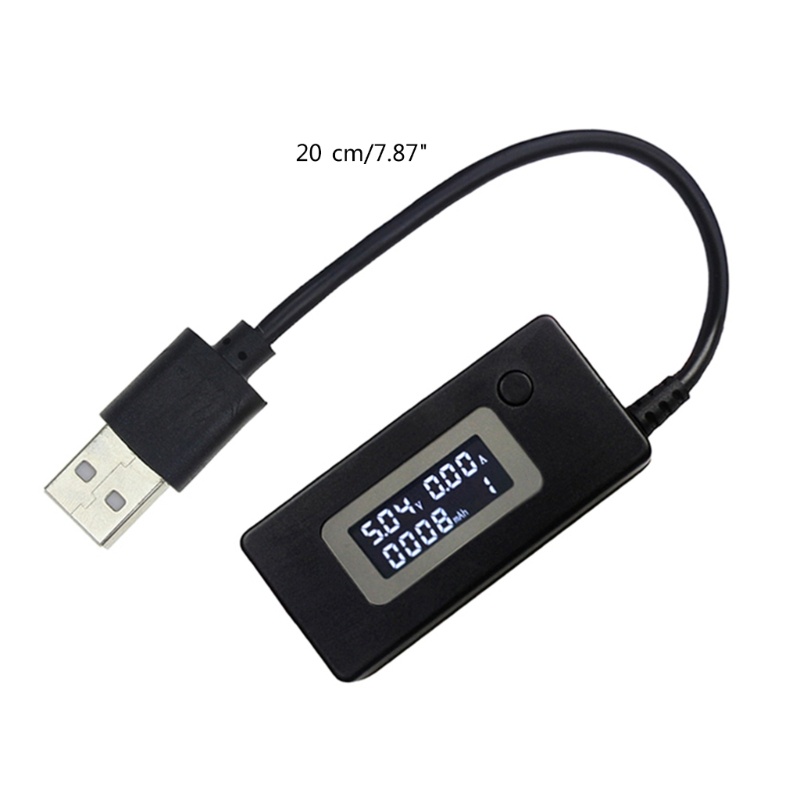 Btsg USB Mobile Power Capacity Tester Power Meter Tester Handphone Power- Monitor Panel