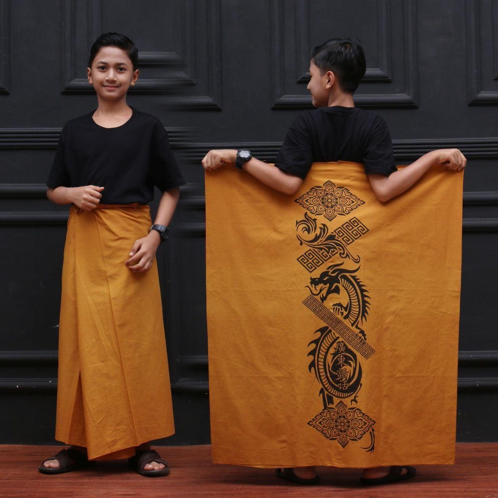 Batikid - Sarung Batik Katun Kekinian Anak SD - Naga Series