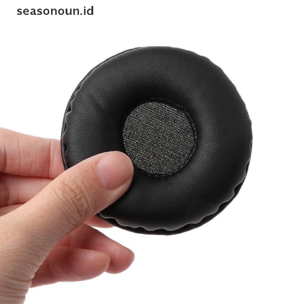 Seasonoun 1pasang Earpads Ear Cushion Pengganti Untuk Audio Technica ATHWS50 SJ3 SJ33 SJ5 SJ55 ES7 ESW9 ESW10 JVC S500 Headset Headphone.