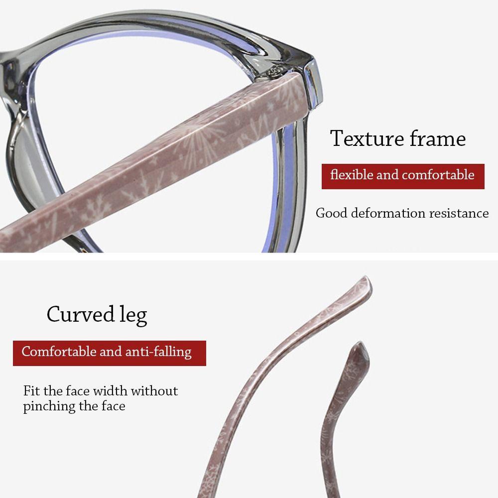 Kacamata Baca Nanas Nyaman Elegan Pelindung Mata Vintage Ultra Light Frame