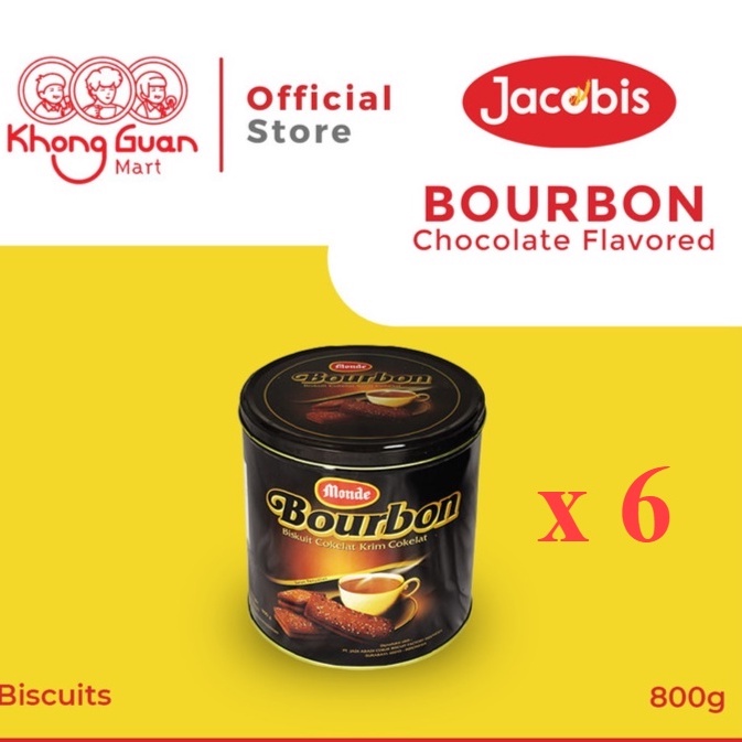 

MONDE BOURBON BOURBON 1 DUS ISI 6 KALENG @800 GR ORIGINAL