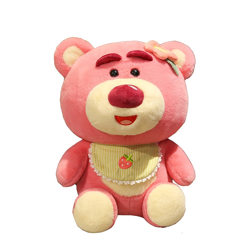 Boneka Beruang Pink Imut Super Cute Imut Mainan Mewah Beruang Grab Machine Doll Qixi Hadiah Hari Valentine