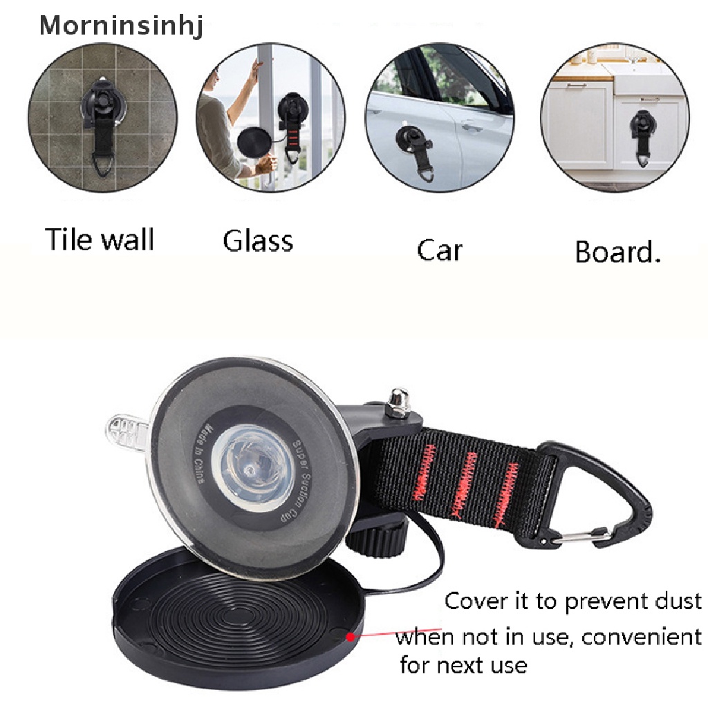 Mornin Car Outdoor Suction Cup Anchor Secure Hook Mobil Sisi Awning Camping Gadget id