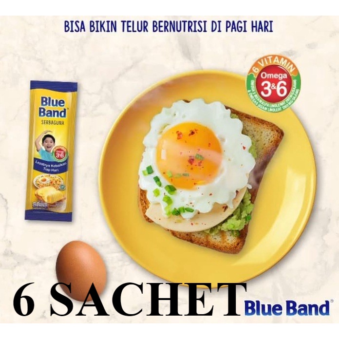 

Blue Band Serbaguna Margarine 6 Sachet @20gr