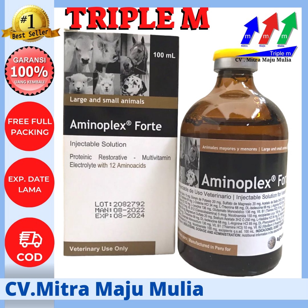 Aminoplex forte Multivitamin Lengkap Hewan Ternak