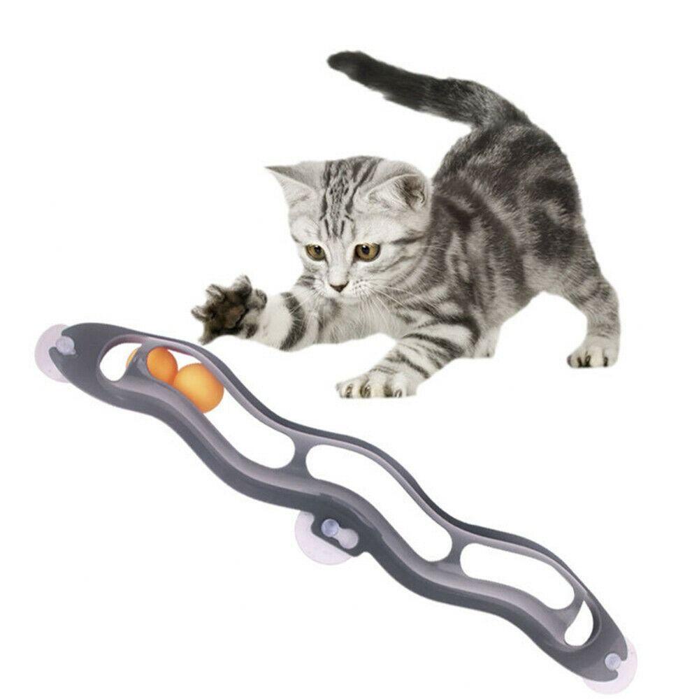 [Elegan] Mainan Terowongan Kucing Dengan Bola Bermain Lucu Untuk Hewan Peliharaan Berolahraga Kitten Interaktif Cats Puzzle Toy