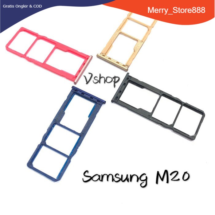 WMK Simlock Simtray Sim Tray Tempat Dudukan Slot Sim Card Simcard Samsung M20 - M205