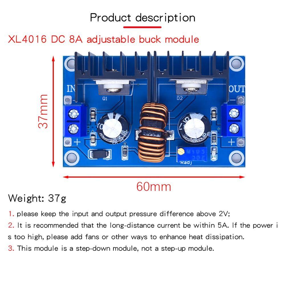 Populer Step Down Converter 8A Untuk Arduino Power Supply Module Board XL4016E1