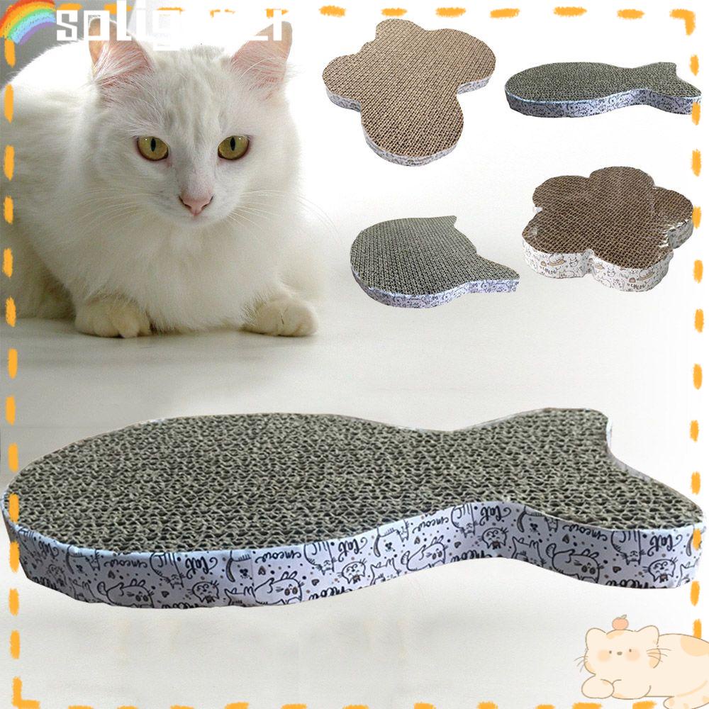 Alas Papan Garukan Kucing SOLIGHTER Lucu Kitten Product Scratcher Peralatan Mainan Cakar Cakar