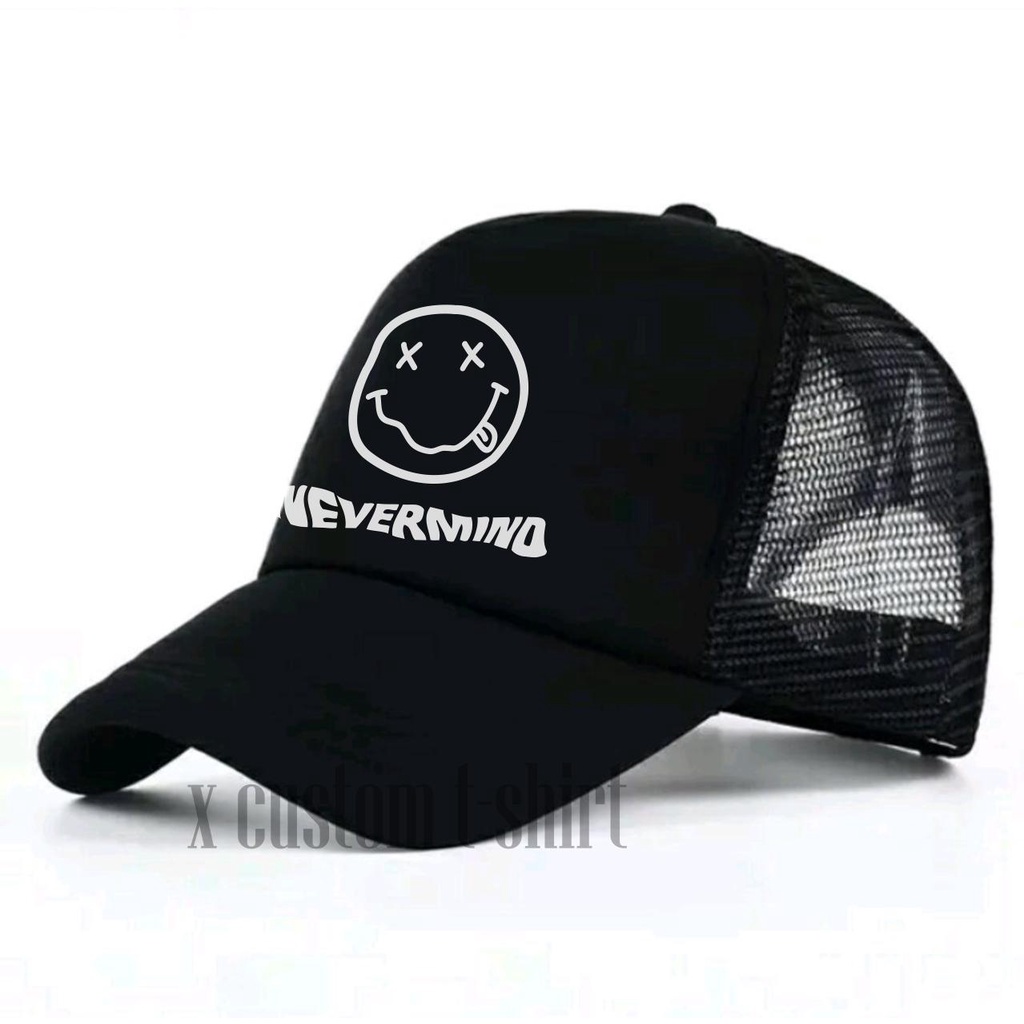 Topi / Topi pria / Topi distro / trucker NIRVANA