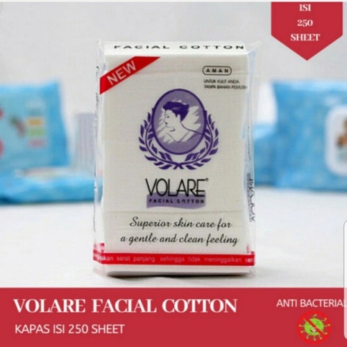 VOLARE FACIAL COTTON PAD ISI 250 SHEETS