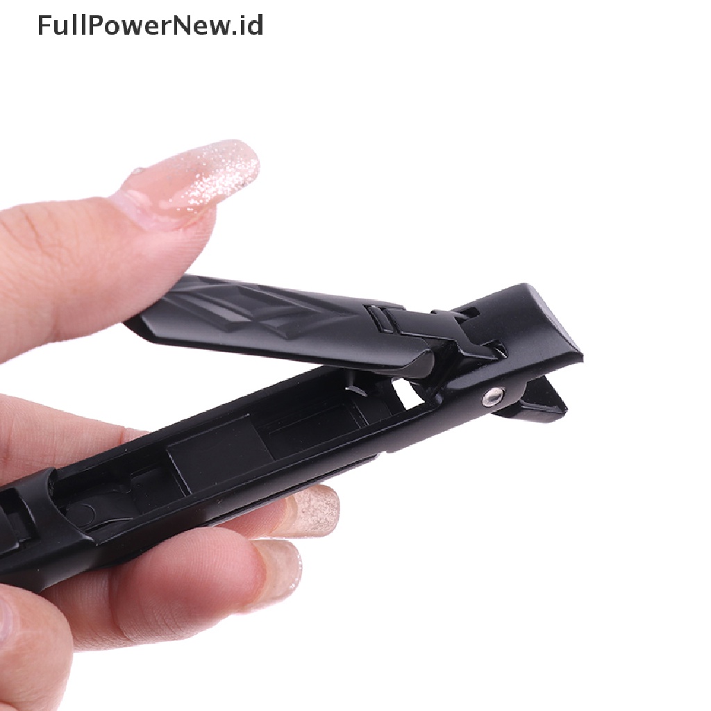 Power 1Pc Gunting Kuku Kaki Tangan Lipat Stainless Steel Pemotong Gunting Kuku ID