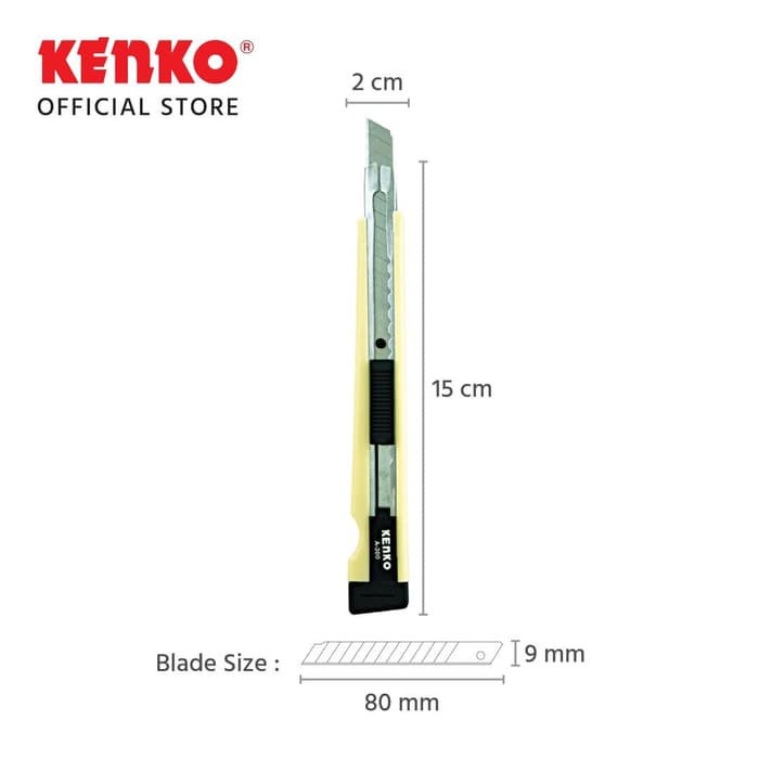 

Cutter Kenko A300 - Kenko Cutter A-300 (9 Mm Blade) - SATUAN