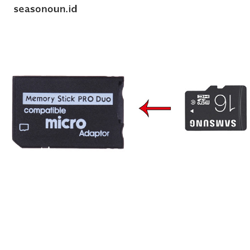 Seasonoun Untuk Sony Dan PSP Series Micro SD SDHC TF to Memory Stick MS Pro Duo PSP Adapter.