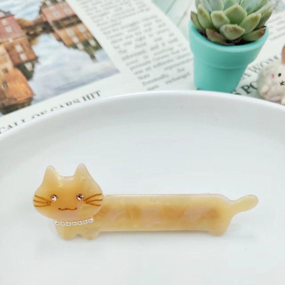 Jepit Rambut Asetat Agustinina Hadiah Untuk Anak Perempuan Mutiara Manis Hewan Anak Jepit Rambut Hiasan Kepala Baru Spring Hair Clip Korea Duckbill Clips