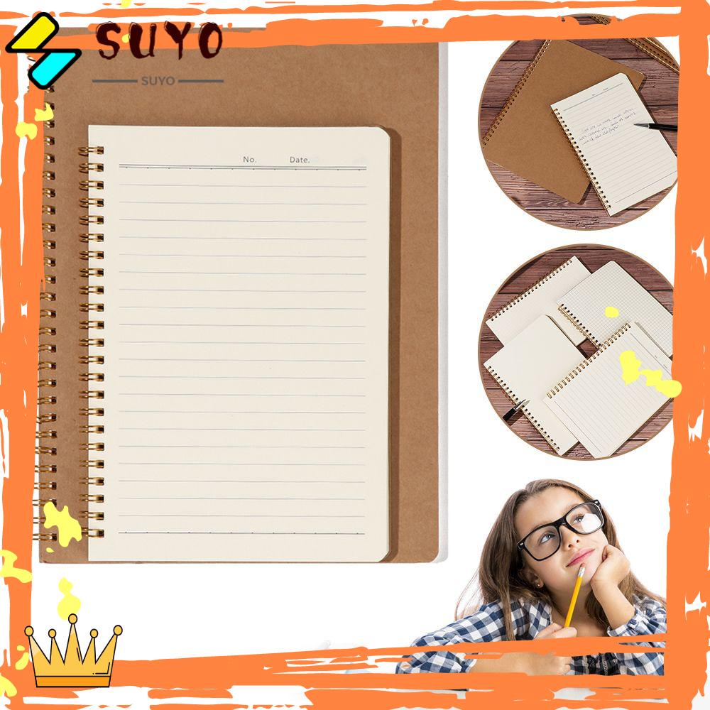 Suyo Kraft Paper Notebook Portable Notepad Diarybook Alas Tulisan B5