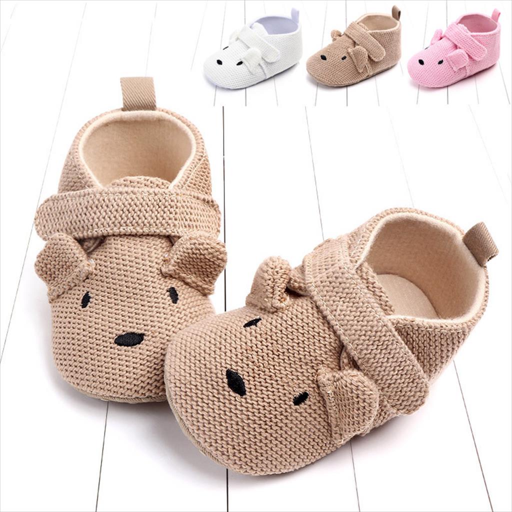 Sepatu Bayi Prewalker Perempuan Laki Laki Unisex 0-12 Bulan Girls Boys Baby Shoes Shoe Cewek Cowok 0-12 month murah A04 Bear