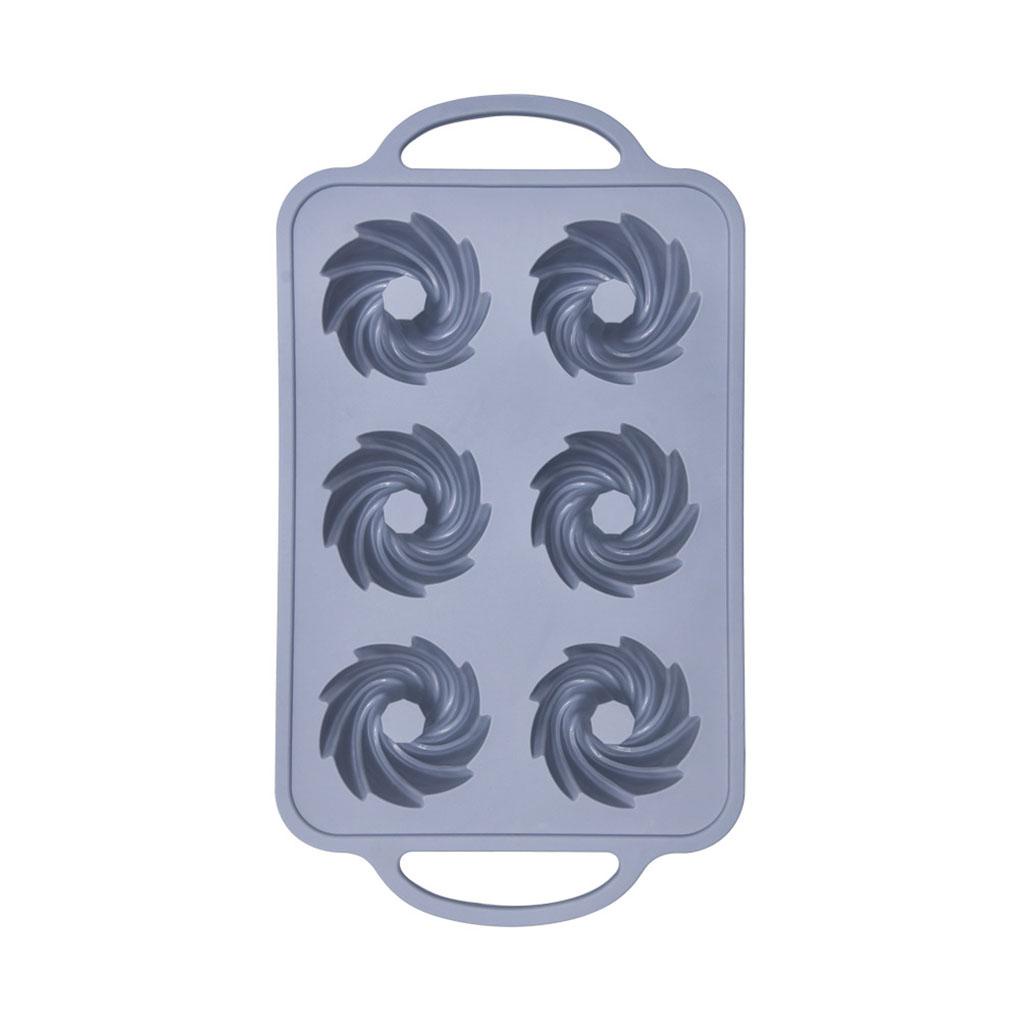 6kisi Cetakan Silikon Kue Baking Tools Patisserie Cupcake Decoration Mould Desserts Muffin Cream Aksesoris Dapur