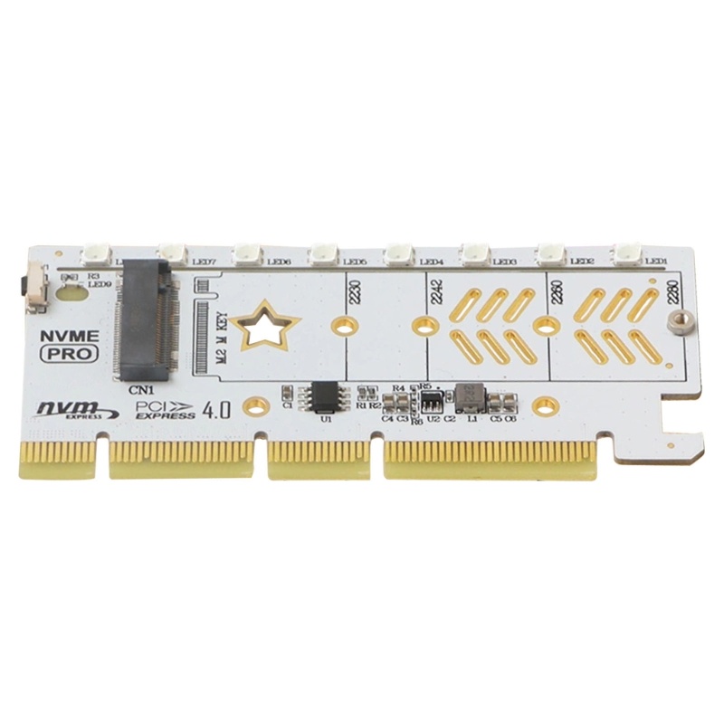 Adaptor btsg M.2 NVME to pcie 4.0 x16, Kartu Ekspansi pcie x16 Gen4 Dengan Casing Aluminium, Untuk 980 PRO,970 EVO