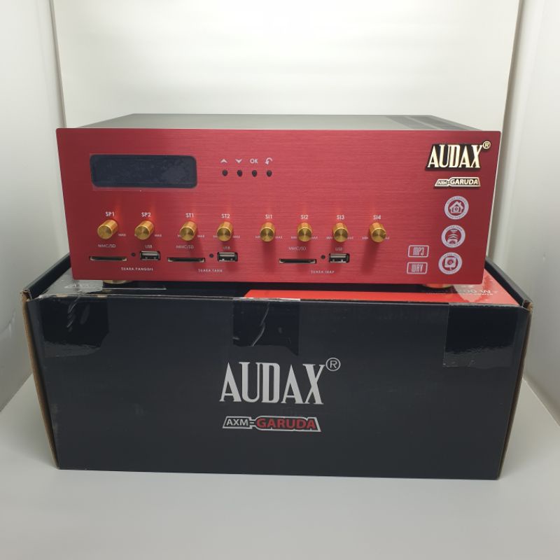 AMPLI WALET | Ampli Audax AXM Garuda 3 Player 8 Channel Amplifier Walet (MERAH & Hitam)