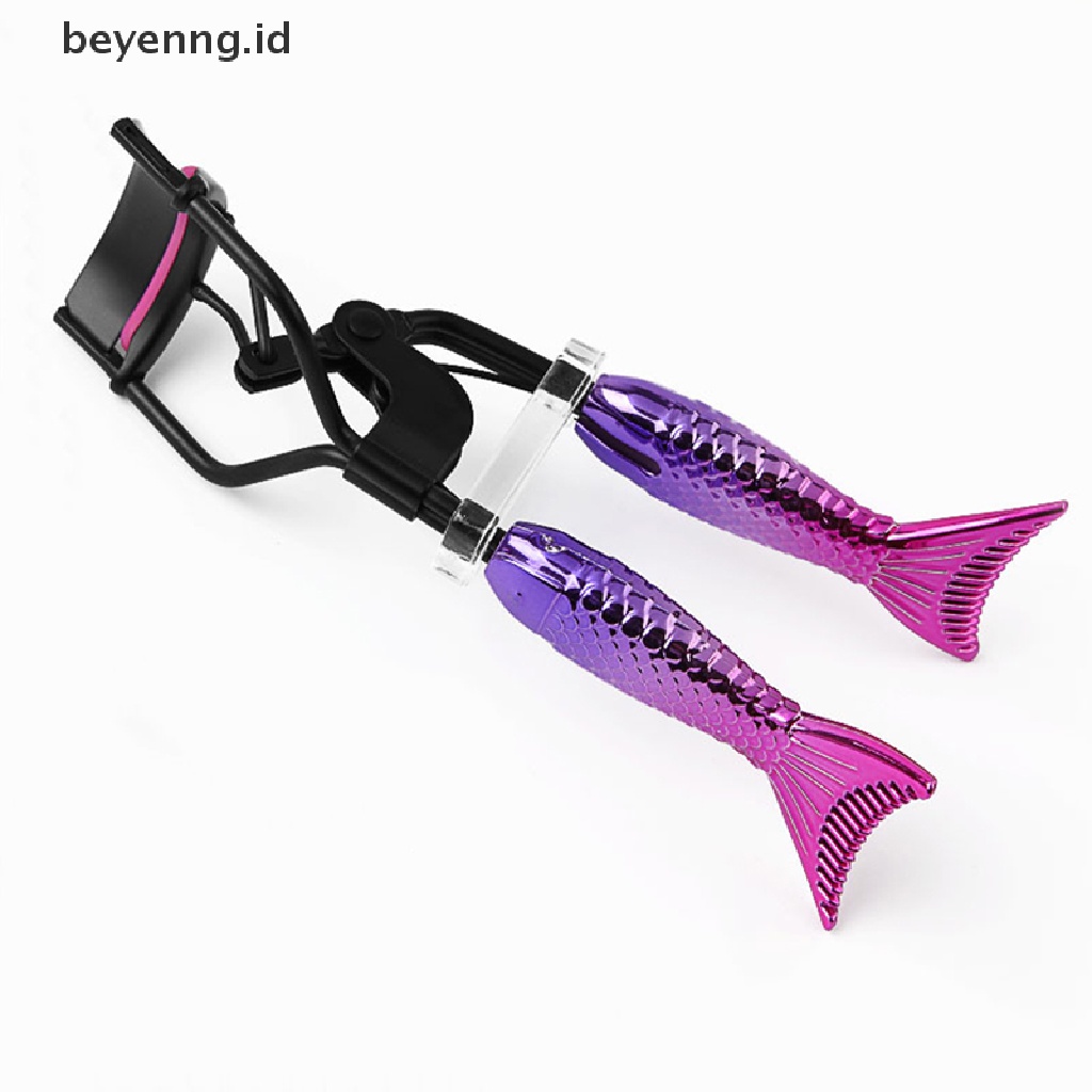 Beyen Sisir Penjepit Bulu Mata Gagang Lengkung Tidak Melukai Bulu Mata long-lasg curling ID