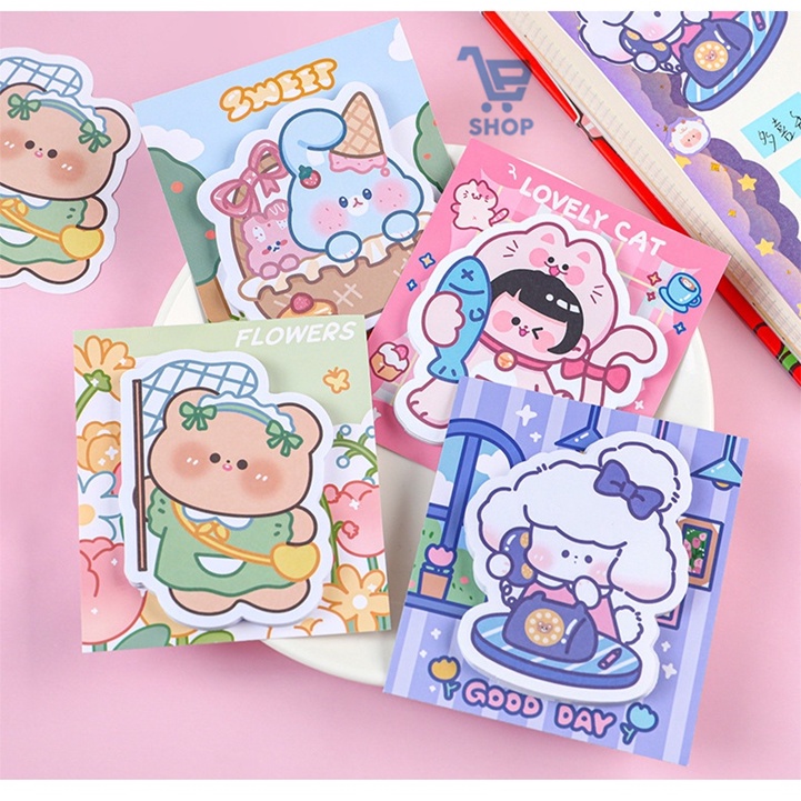 

STICKY NOTE MEMO STIKER MOTIF KAWAII LUCU LPS