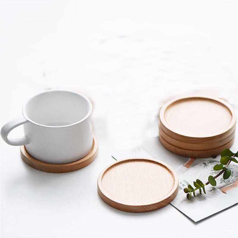 (BISA COD) FTIHSHP WITUSE Alas Tatakan Pot Tanaman Dekorasi Minima Bamboo Tray Circle - EQF301