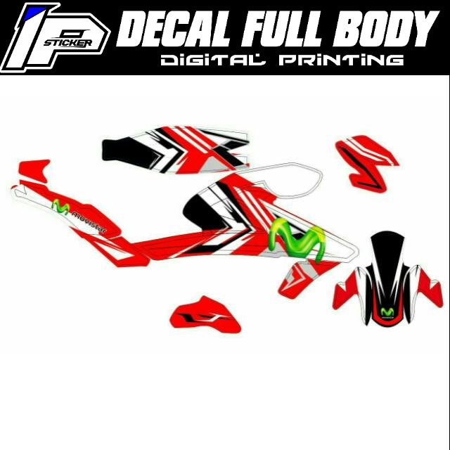 Decal Sticker VIXION R 2017 - Dekal Stiker custom VIXION R 2017 desain 02