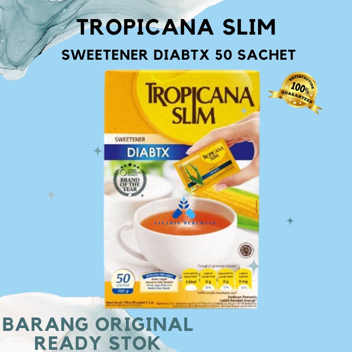 

Tropicana Slim Sweetener DIABTX 50 Sachet