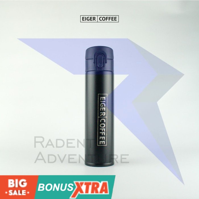 Botol EIGER1989 Classic Black Tumbler - Hitam Termos Thermos ORIGINAL  KEREN AWET