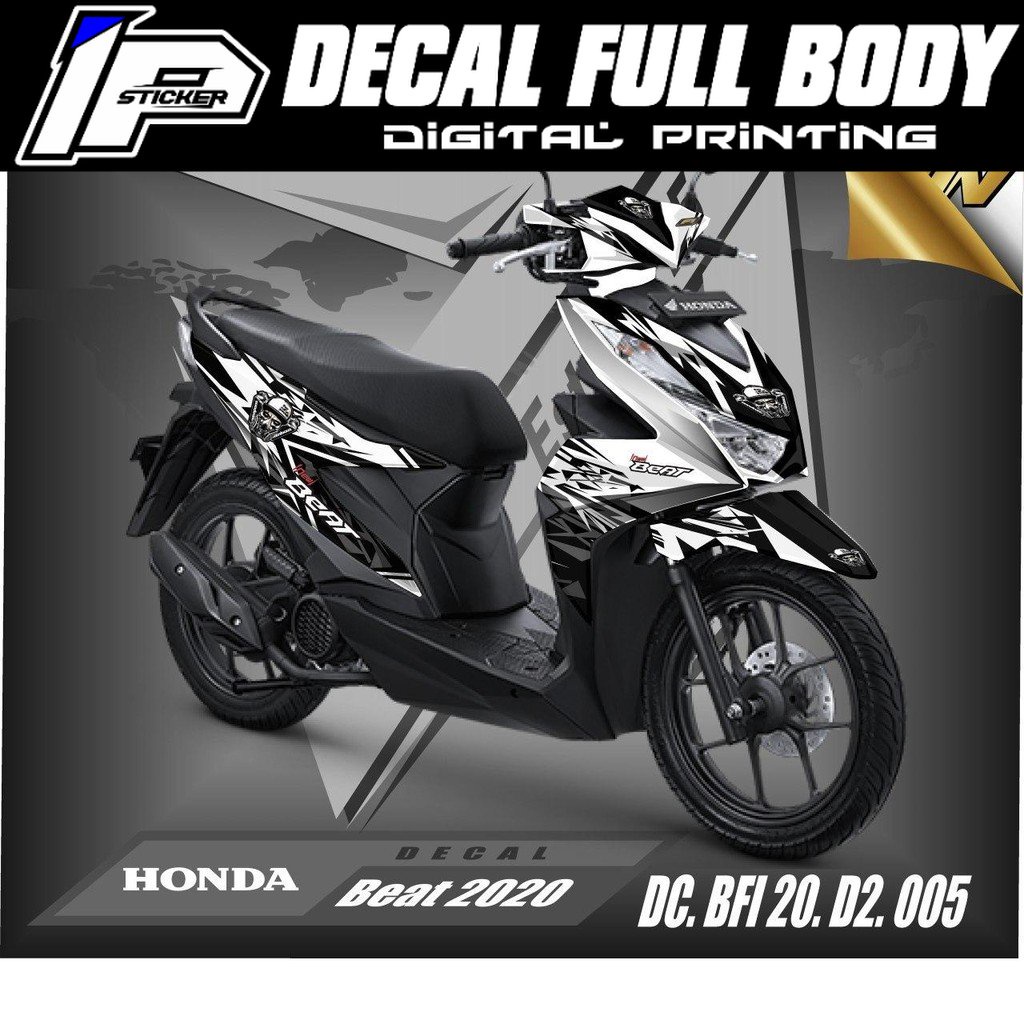 Decal Stiker Motor BEAT ISS, Deluxe, Street Full Body - Dekal Beat 2020 - 2021 Desain 005