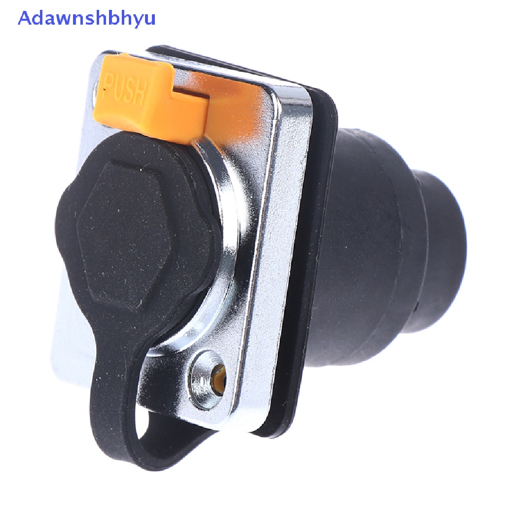 Adhyu RJ45 Konektor Anti Air Female Panel Mount Sockets Eterna IP65 Straight ID