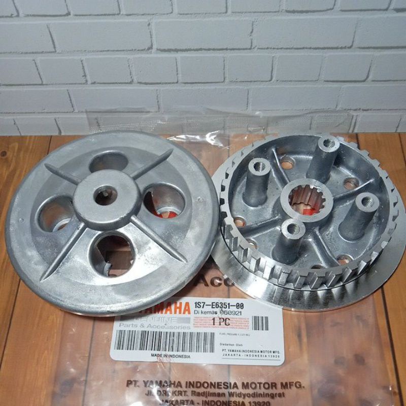 kaki 4 dan lawan kaki 4 rumah kampas kopling motor yamaha jupiter mx lama old non kopling
