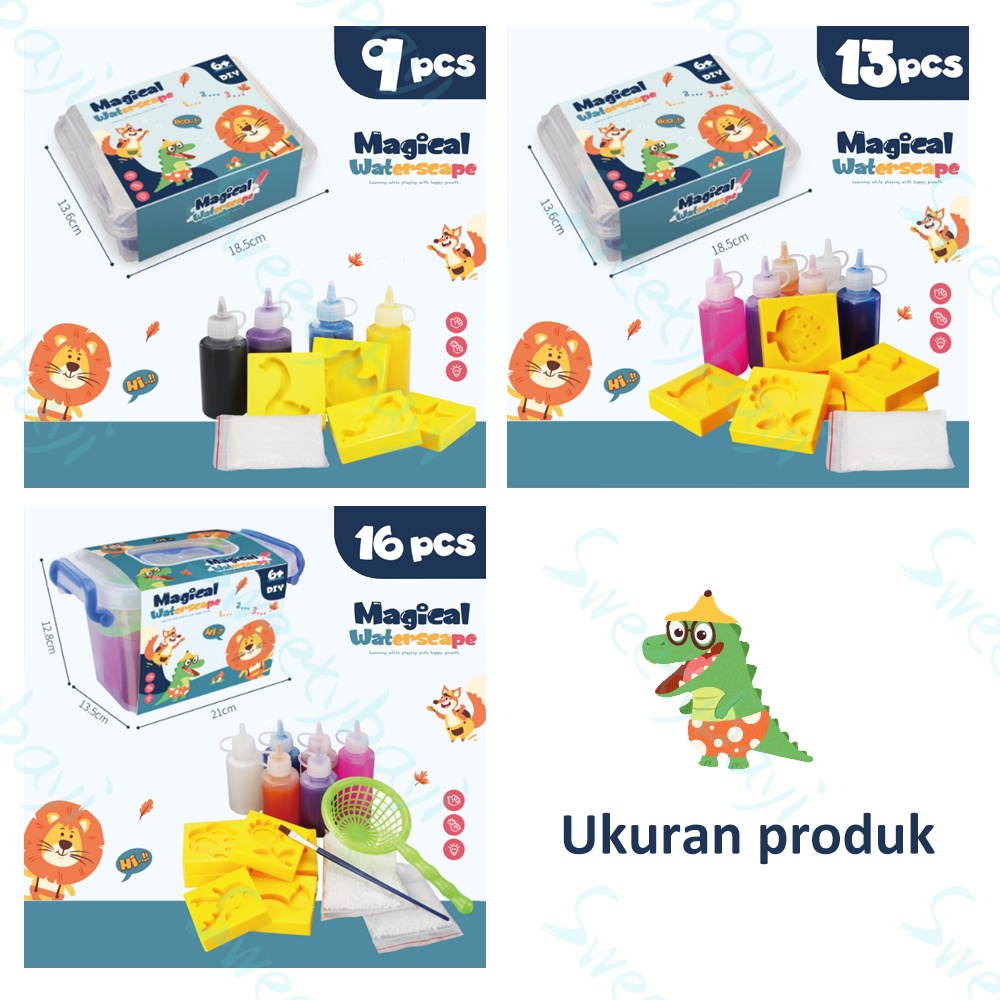 SweetyBayi Magical waterscape water jelly kreatifitas anak edukasi magical waterscape refill