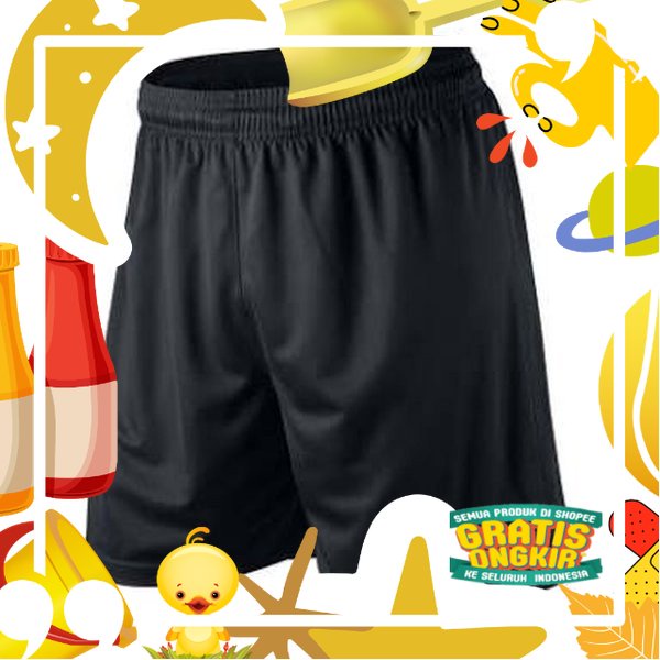 CELANA KOLOR PENDEK POLOS FUTSAL SEPAKBOLA OLAHRAGA GYM BADMINTON BASKET RUNNING VOLI LARI PRIA WANI