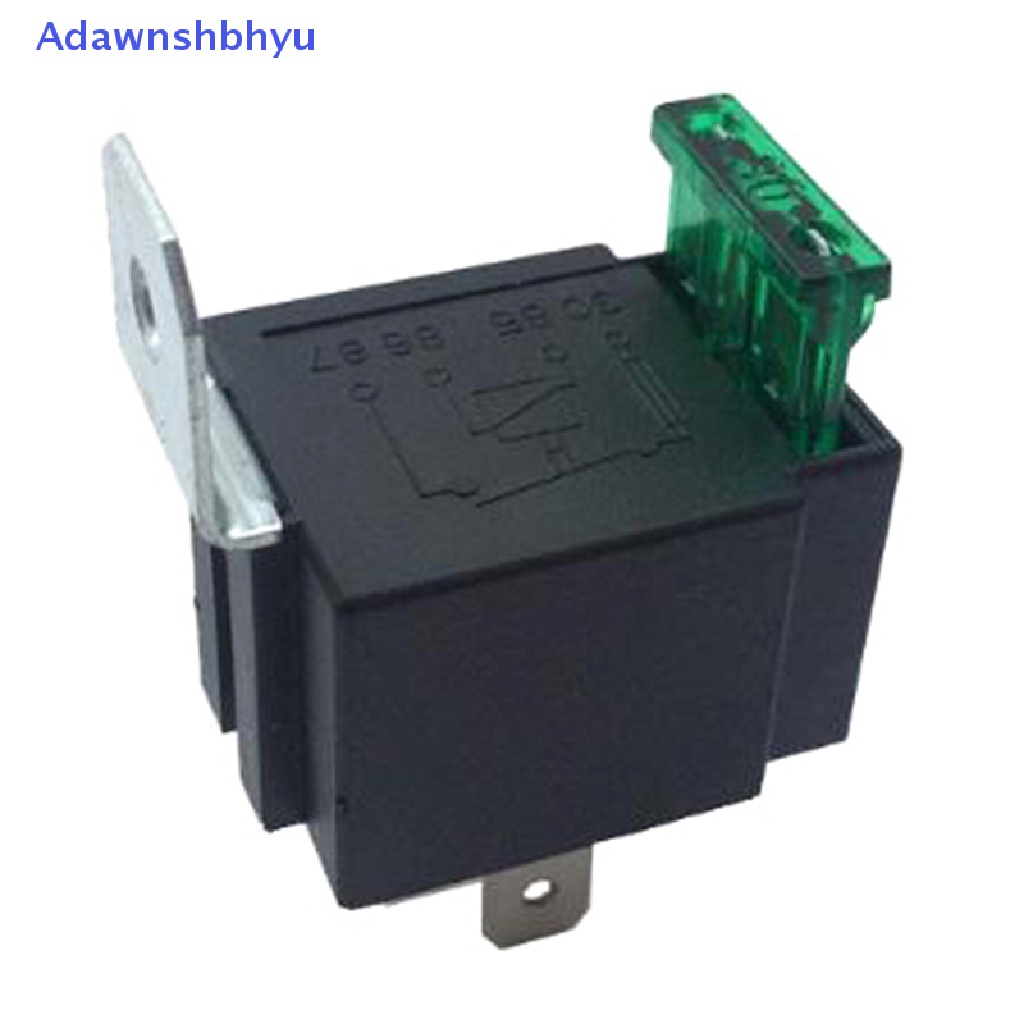 Adhyu 12V 30A Car Auto Automotive Heavy Duty Relay 4Pin Fuse Fused On/Off SPST ID