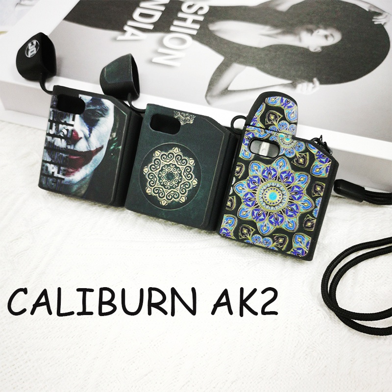 (oxvaa) casing Caliburn AK2  / silicone case Caliburn AK2 kasus pelindung kirim lanyard-O509
